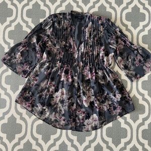 Calvin Klein jeans floral print blouse.